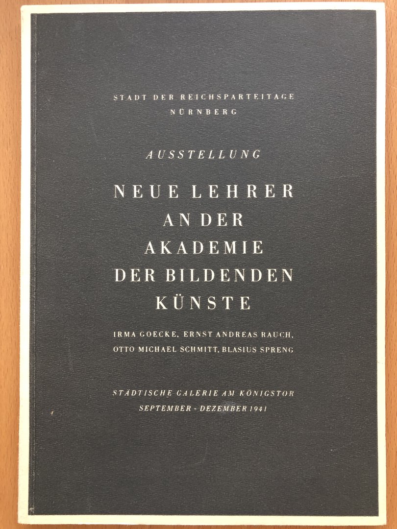 Cover von Ausstellung "Neue Lehrer an der Akademie der bildenden Künste"