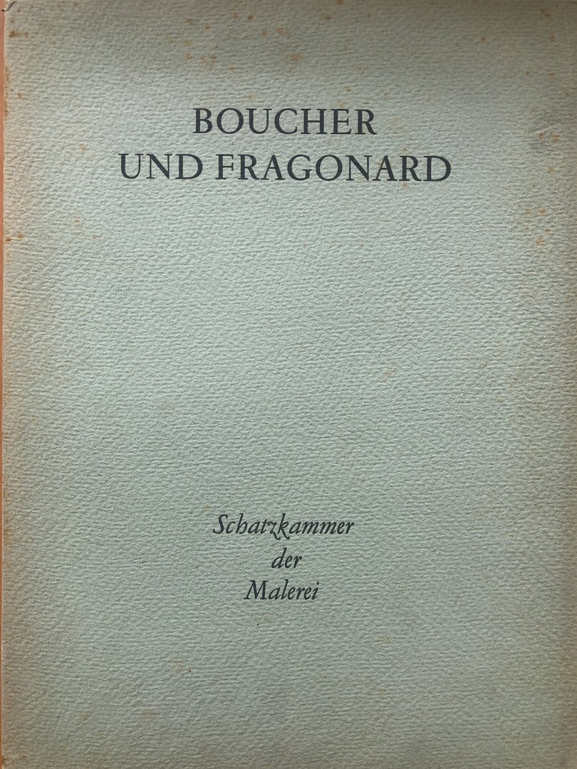 Cover von Boucher und Fragonard - Schatzkammer der Malerei
