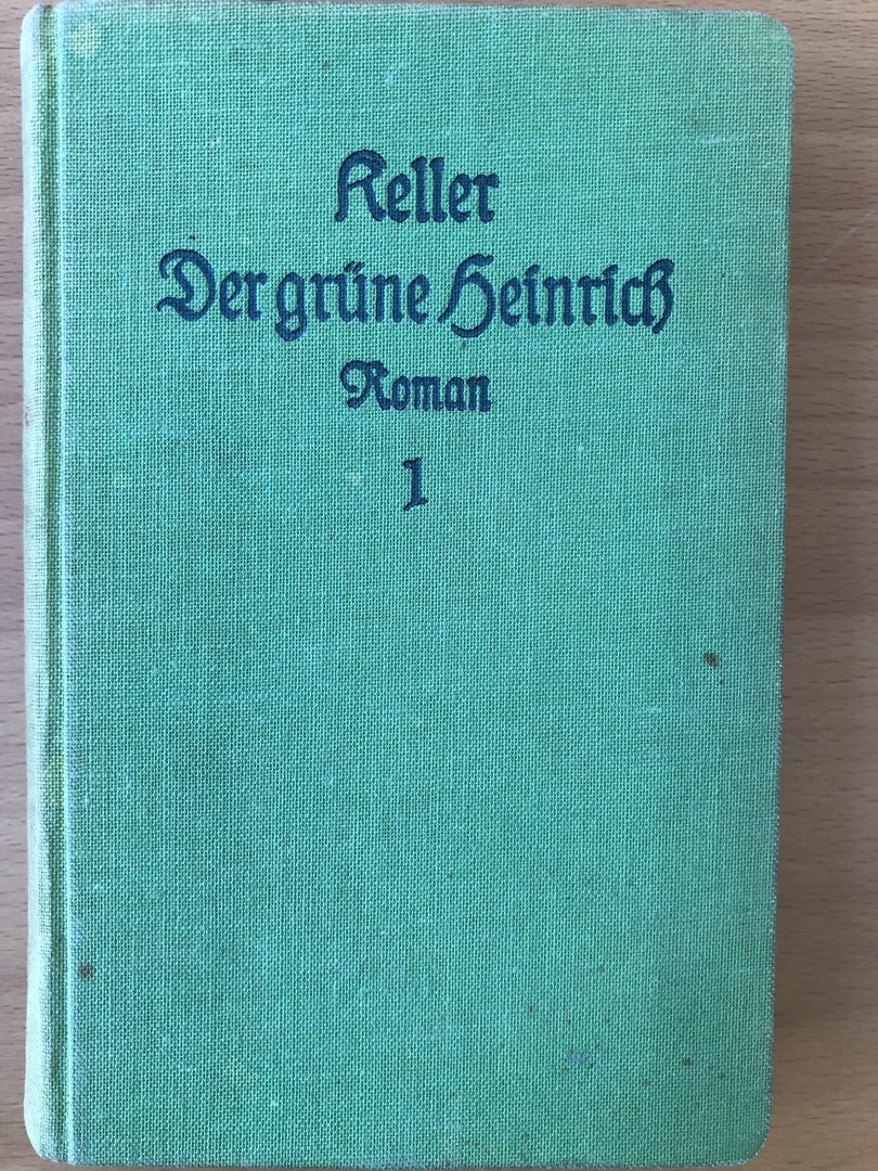 Cover von Der grüne Heinrich . Teil 1