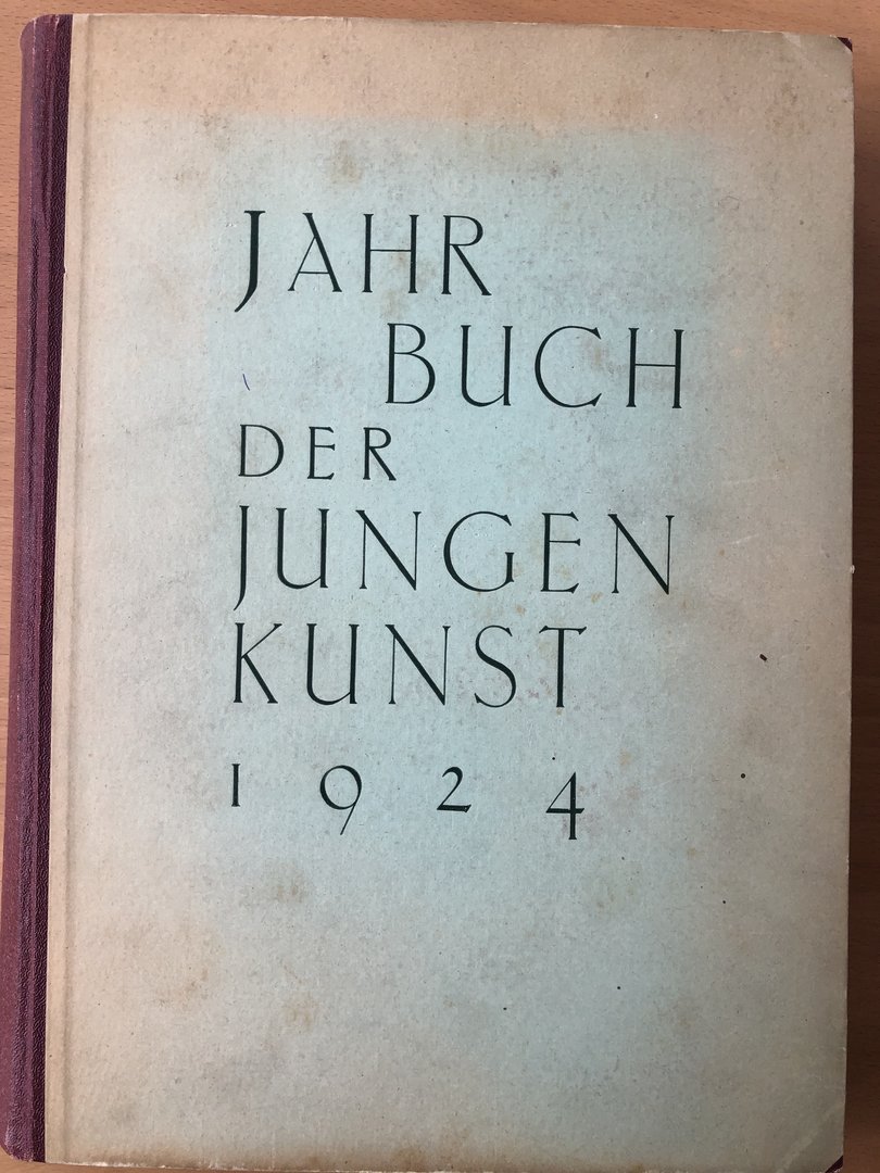 Cover von Jahrbuch der jungen Kunst 1924