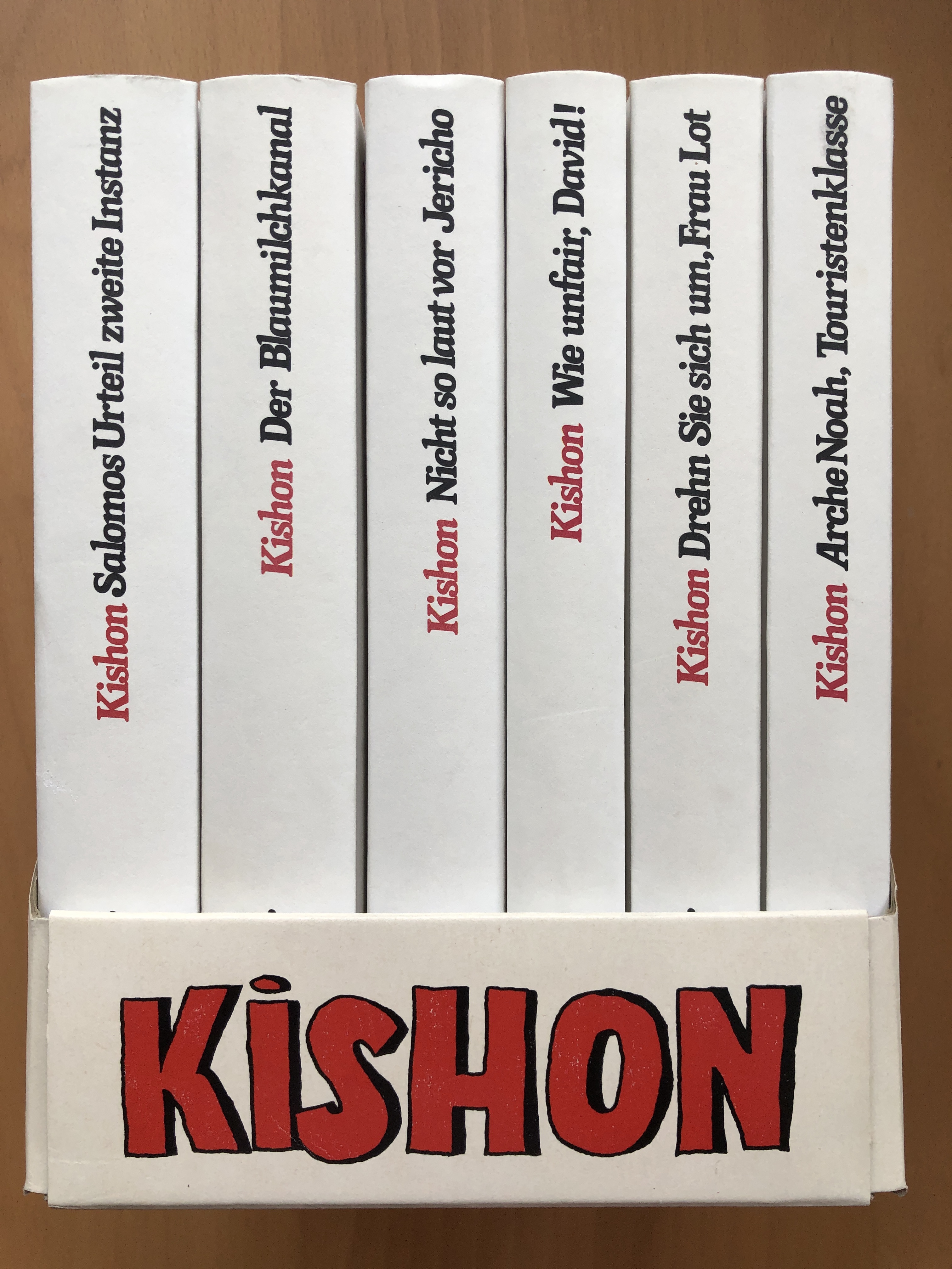 Cover von Salomons Urteil zweite Instanz; Der Baumilchkanal; Nicht so laut vor Jericho; Wie unfair, David!; Drehn Sie sich um, Frau Lot; Arche Noah, Touristenklasse