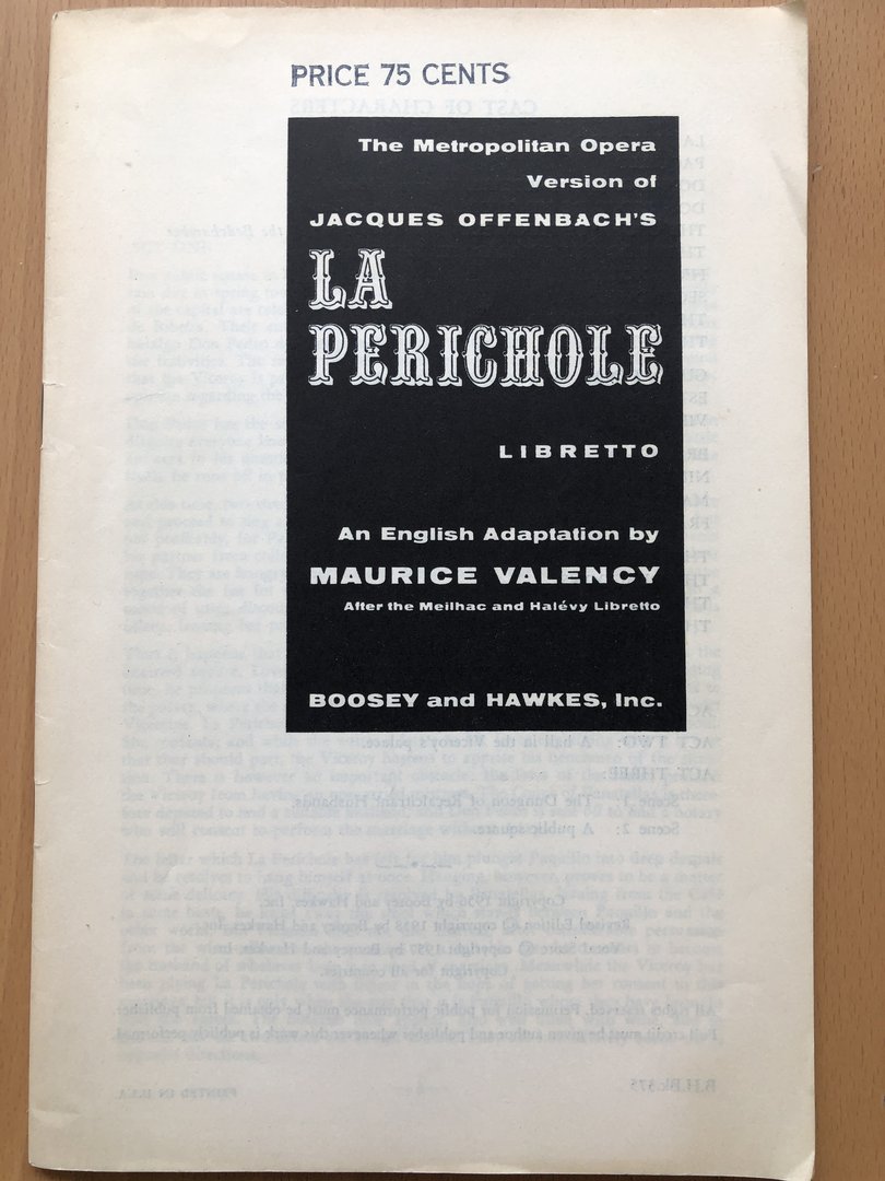 Cover von La Perichole