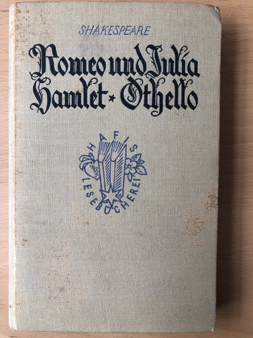 Cover von Romeo und Julia, Hamlet, Othello