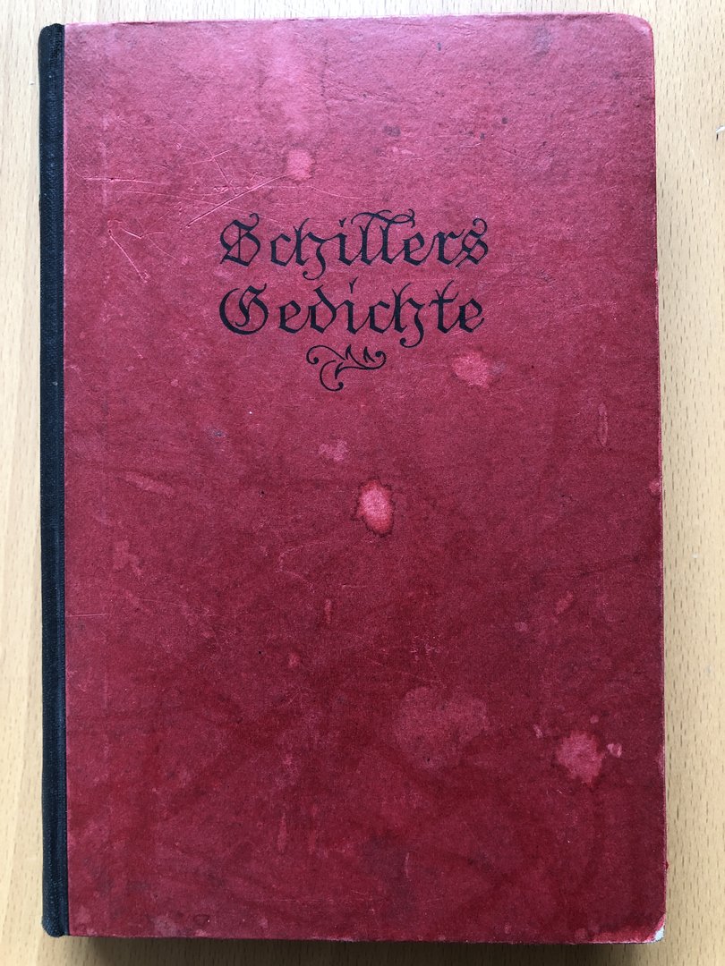 Cover von Schillers Gedichte